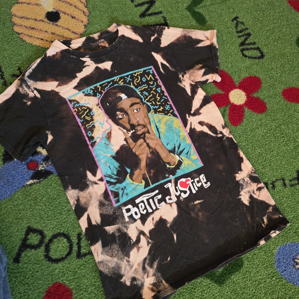Vintage Tupac Tie-dye Tee Shirt Medium